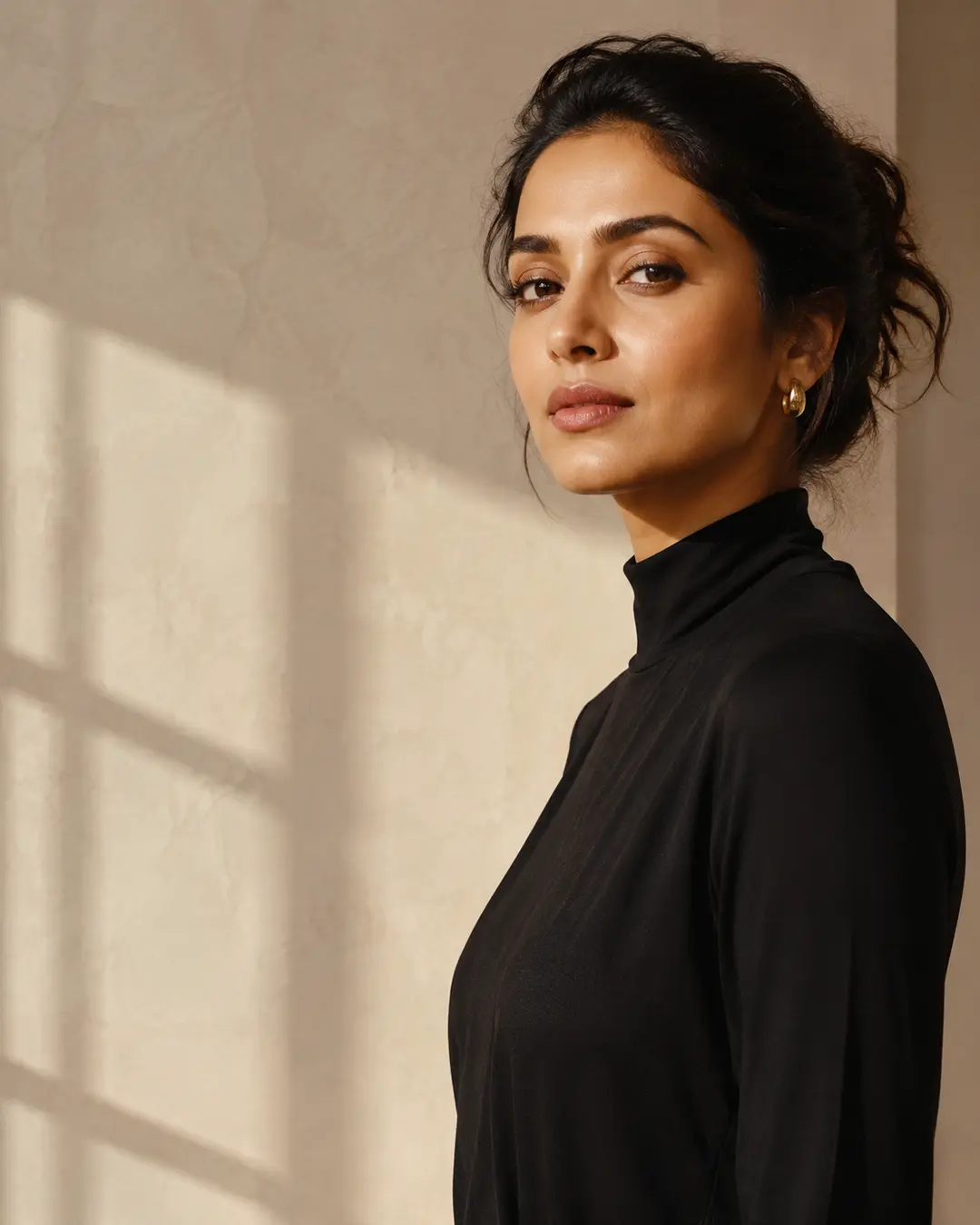 Golden Editorial Portrait