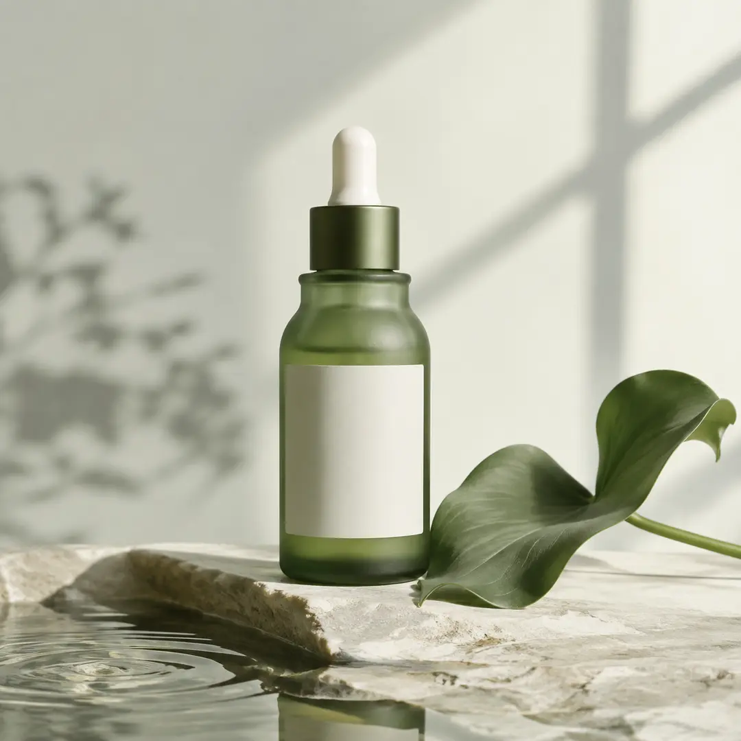 Minimal Skincare Serum Ad